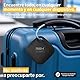 RSH Android Smart Tag - 4Pack, Schlüsselfinder Key Finder kompatibel mit Google Mein Gerät Finden APP (Android NUR), Bluetooth Key Finder für Gepäck/Taschen/Koffer/Brieftasche, Schwarz
