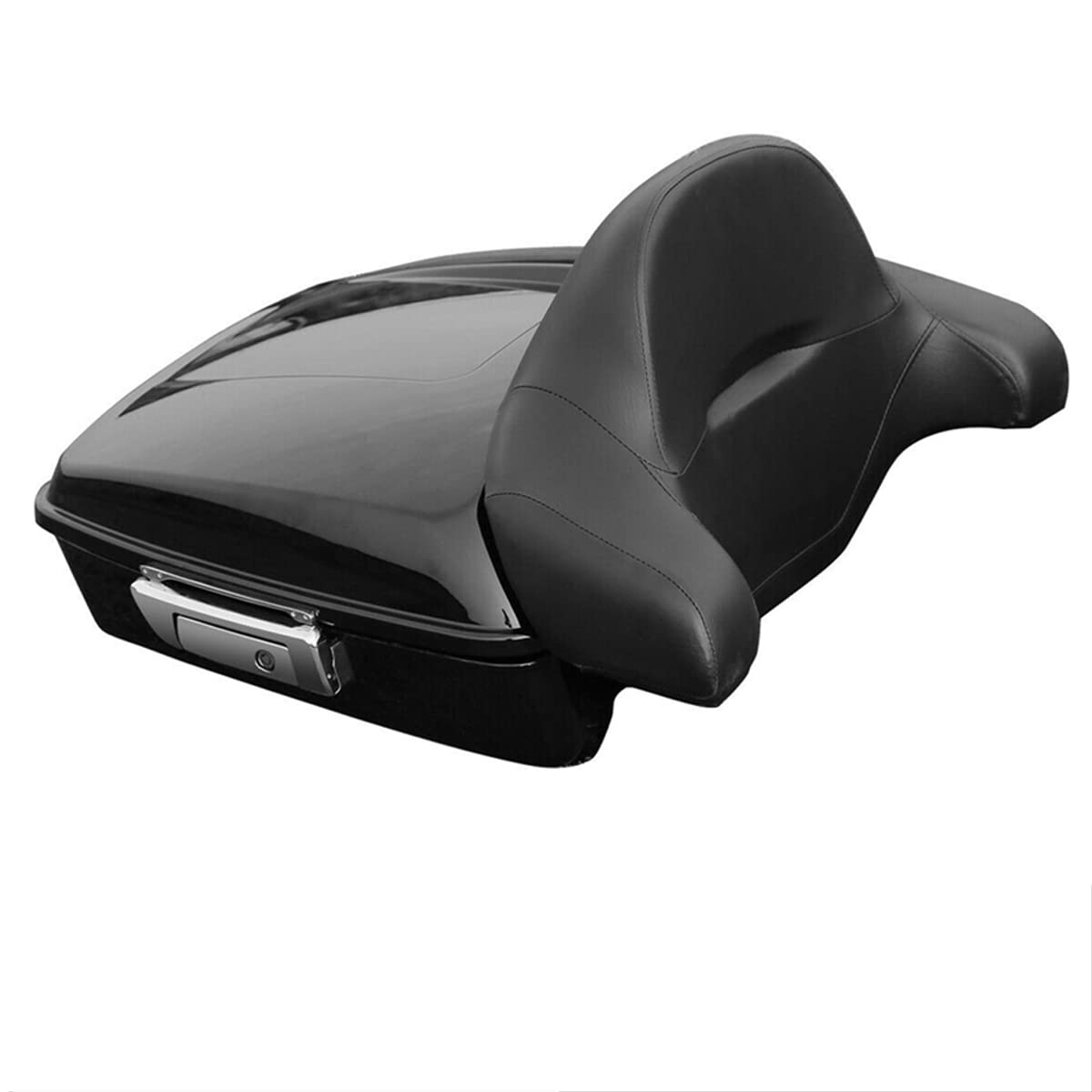Chopped Pack Trunk Backrest, SLMOTO Pad 10.7'' Chopped Tour Pack Trunk Fit For Harley Tour Pack Electra Road Glide 2014-2025
