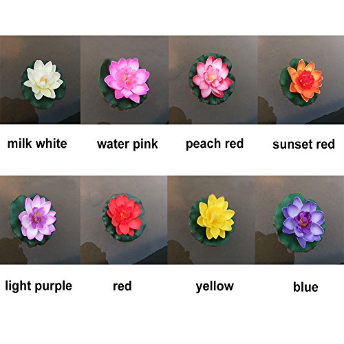 Woopower 10 cm artificiale fiore di loto, EVA