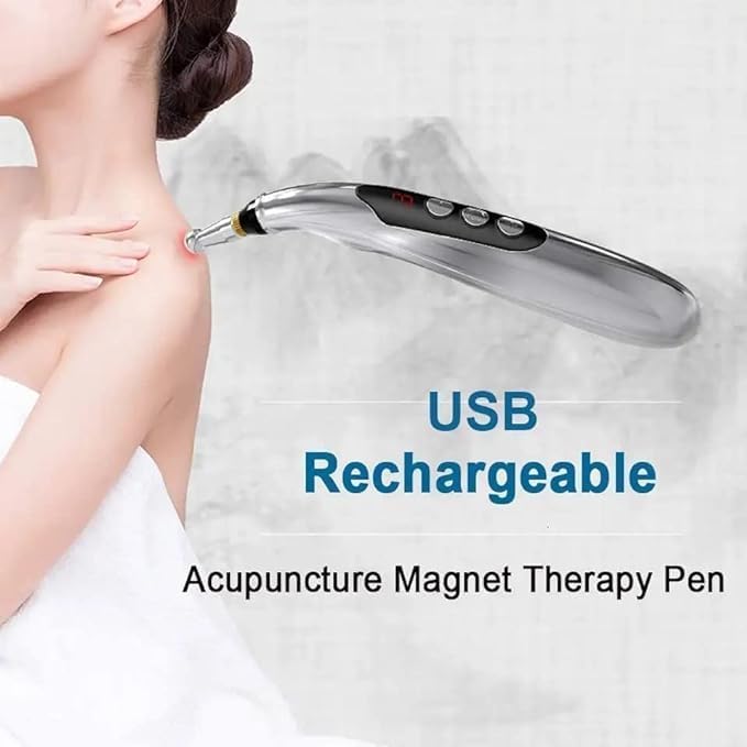 USB Rechargeable Acupuncture Magnet Therapy Pen