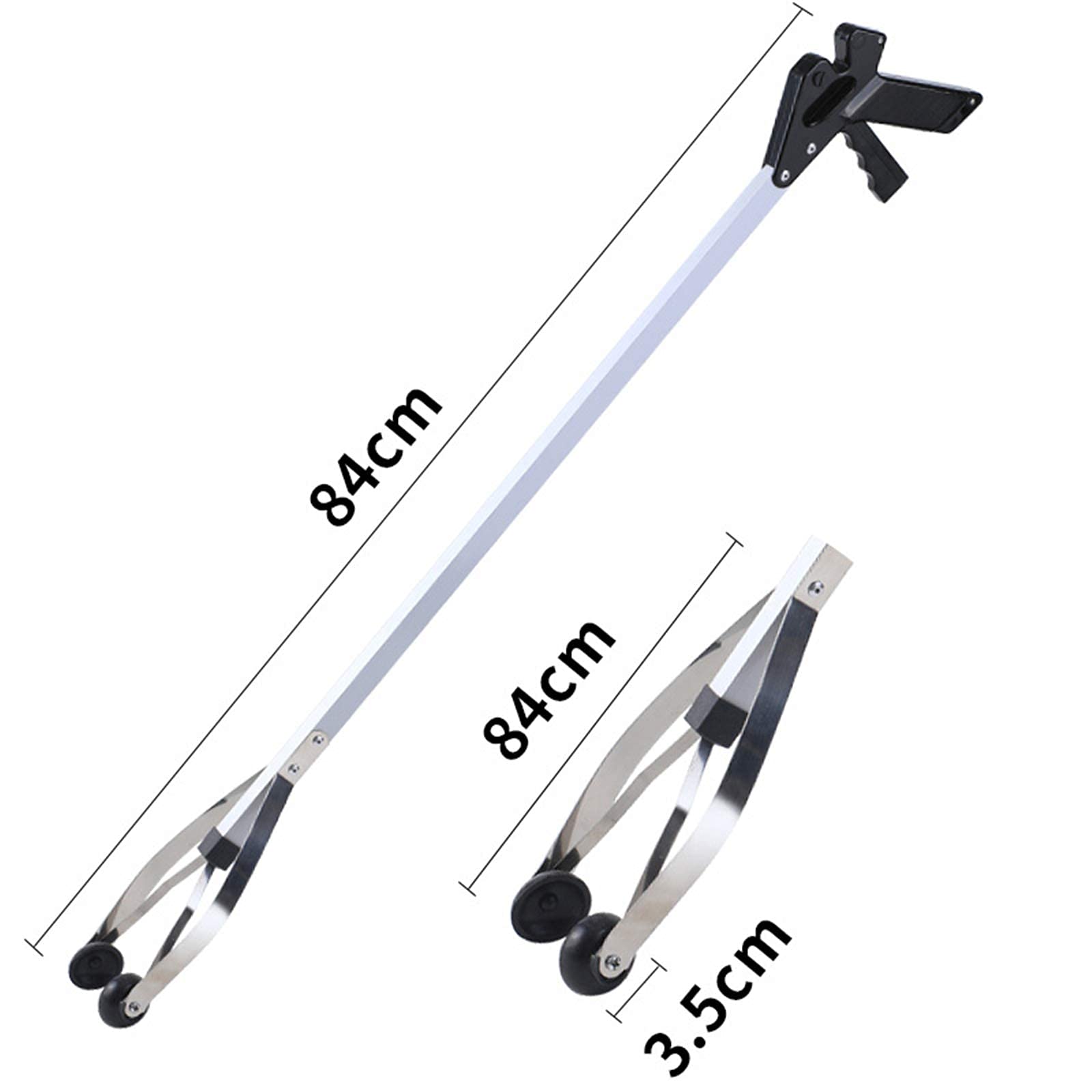 Greifer-Greifwerkzeug, leichte Greifhilfe aus Aluminium mit langem Arm for ältere Menschen, Müllsammler, Gartengreifer