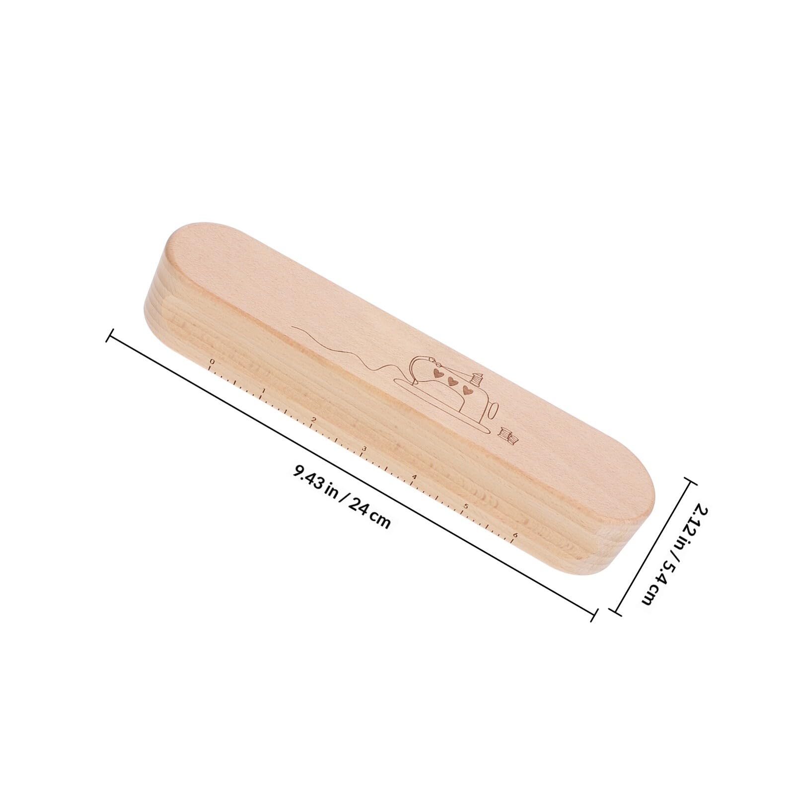 Strumento in Legno per Stirare 4 Pezzi Design Ergonomico, Accessori Versatili per Cucito e Quilting, per Progetti di Cucito a Mano