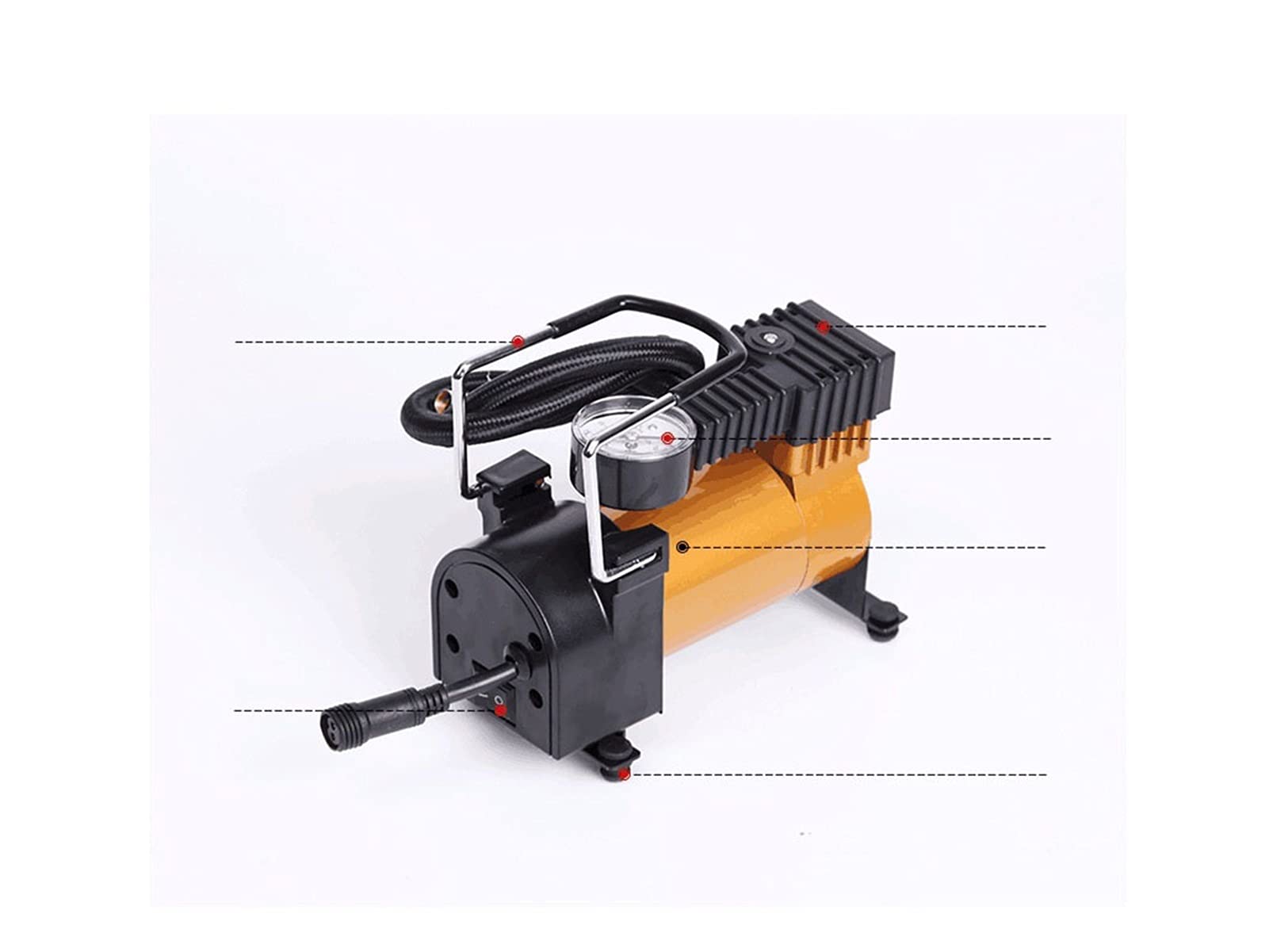 Jack Elettrico Jack 12v cric per Auto Chiave elettrica Pompa Aria Set Manutenzione di Emergenza Auto Strumento Cambio gomme