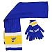 St. Louis Blues Winter Scarf & Glove Set One Size OSFA - Blue & Yellow
