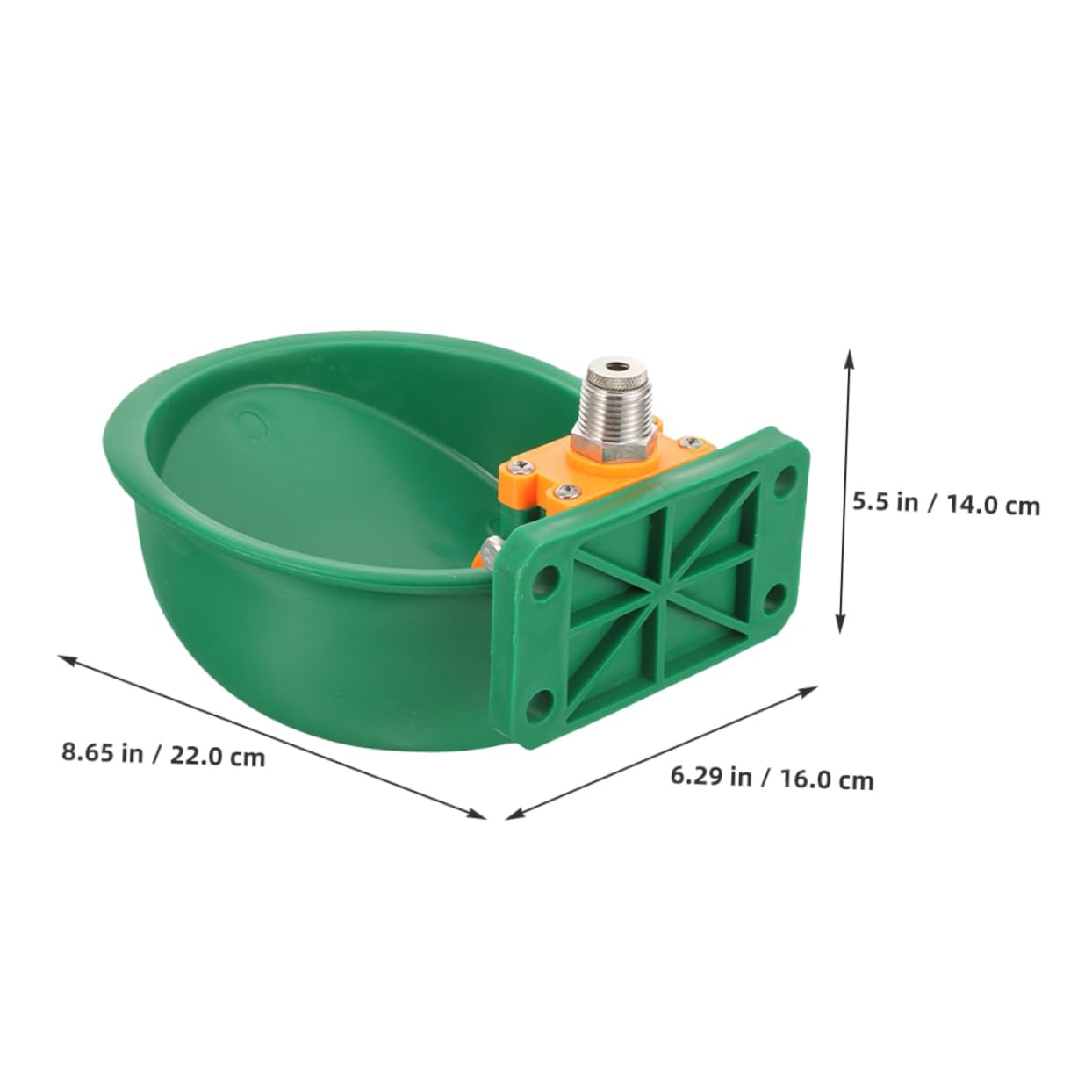 Didiseaon 2 Piezas Bebedero Automático Para Cerdos y Ovejas Comedero Automático De Plástico Para Cabras Bebederos Para Ganado Para Granjas y Establos
