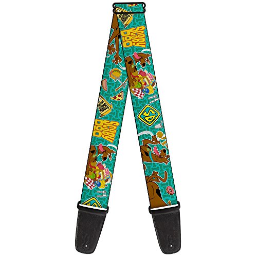 Buckle-down Gs-wsd006 Sangle de guitare – Scooby Doo et snacks/Bone Monogramme Blues, 5,1 cm de large et 29–137,2 cm de long - Les Beatles, Paul McCartney, John Lennon, RIngo Starr, George Harrison Buckle-down Gs-wsd006 Sangle de guitare – Scooby Doo et snacks/Bone Monogramme Blues, 5,1 cm de large et 29–137,2 cm de long