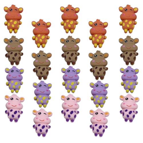 CONGARTENO 30Pcs DIY Cartoon Brooch Pins for Creative Accessory Bright Headdress Decor Material for Clothing Hats Shoes and Craft Projects