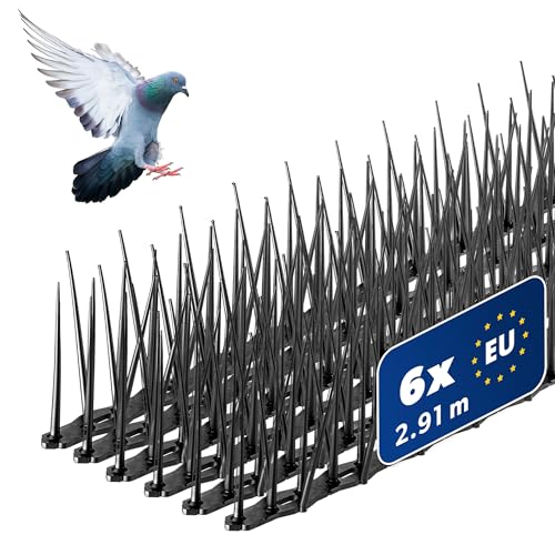 KADAX Répulsif pour oiseaux en plastique, pics anti-pigeons, protection contre les oiseaux pour balcon, fenêtre, toit, jardin, répulsif à oiseaux pour décourager les oiseaux, protection contre les