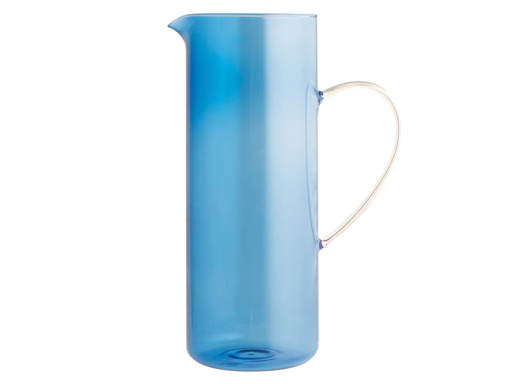 H&H Daylight Borosilicate Glass Jug Light Blue, 1.25 litres