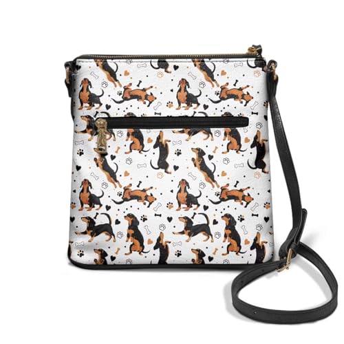 Image of Leather Women Crossbody Hobo Bag Satchel Purse Handbag with Adjustable Shoulder Strap and Zipper Pockets