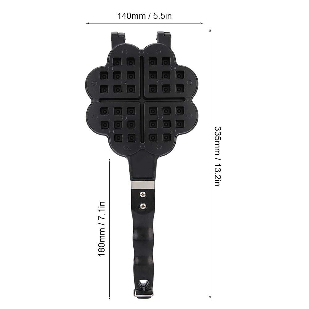 En forme de coeur DIY Gaufrier Gaufre Moule À Gâteau ancake Griddle Flip Cuiseur Pancake Maker Plateau De Cuisson Ménage Cuisson Accessoires