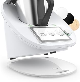 Siegvoll Sliding Board for Thermomix TM6 TM5, Thermomix Board Glider Effortless Moving, Acrylic, Thermomix Accessories (White)