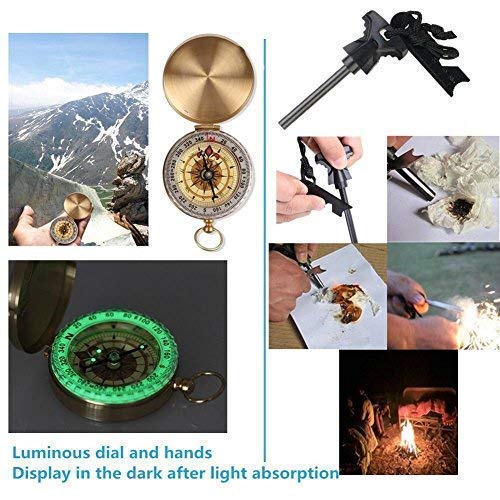 TRSCIND Survival Gear Outdoor Emergency Kit