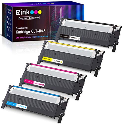 E-Z Ink (TM) Compatible Toner Cartridge Replacement for Samsung 404S CLT-404S CLT-K404S CLT-C404S