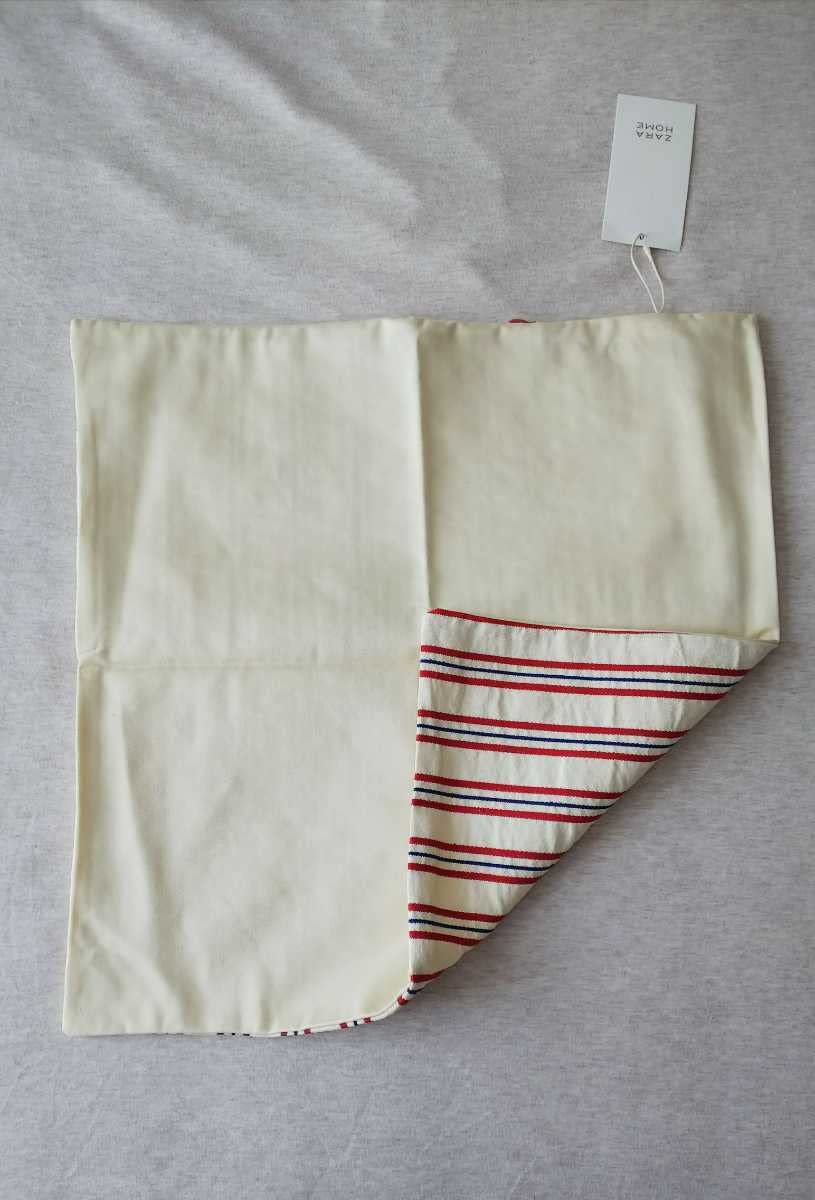 Amazon.co.jp: ZARA HOME クッションカバー ストライプ ボーダー