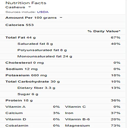 Image of Miltop Cashew W320, 1kg,Raw