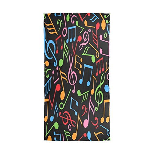 Use4 Lovely Color Music Note Chiffon Silk Long Scarf Shawl Wrap2