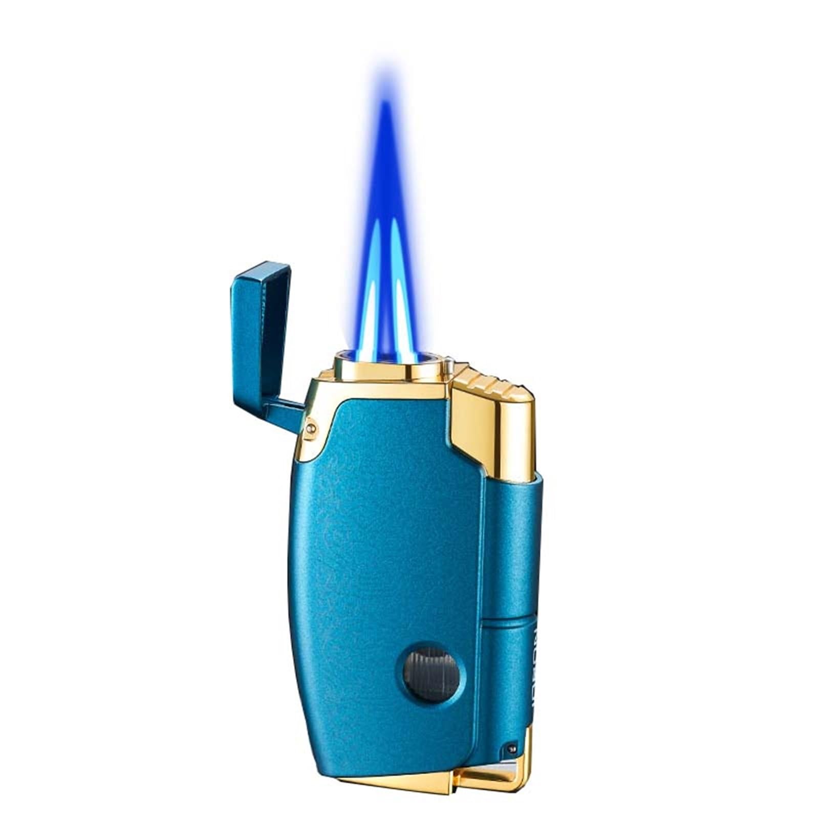 Encendedor de butano recargable para encender velas y chimeneas sin quemarse