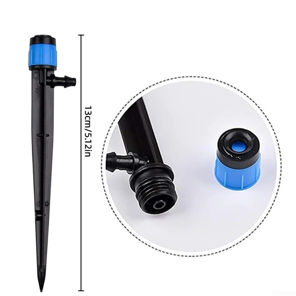 60 Piezas Rociador Ajustable 360° con Tubo 40cm