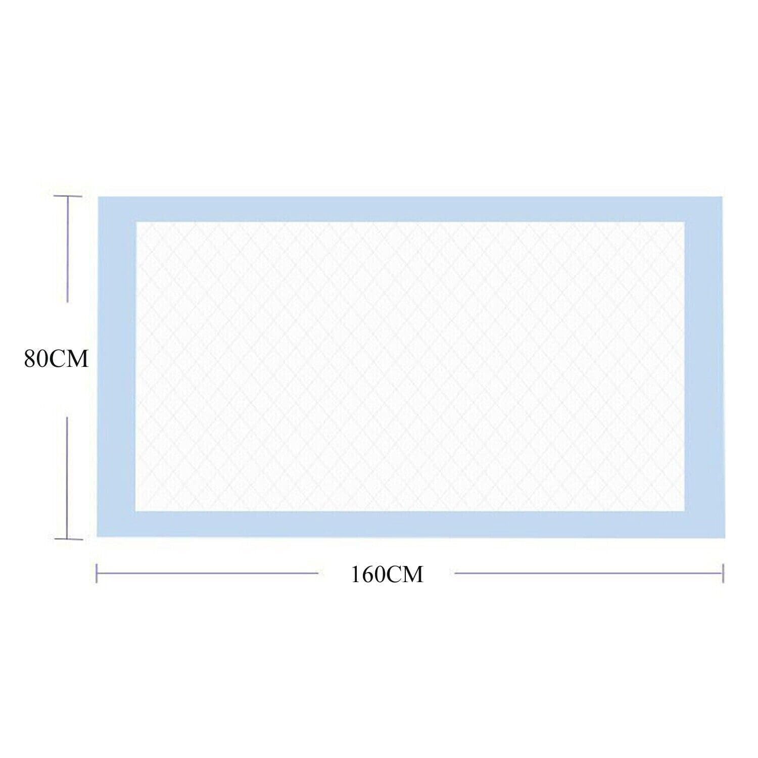 Paquete de 30 almohadillas de incontinencia para cama individual, desechables, impermeables, fundas protectoras para sofá, silla, adultos, niños, almohadillas para debajo de la cama, tamaño XL, para
