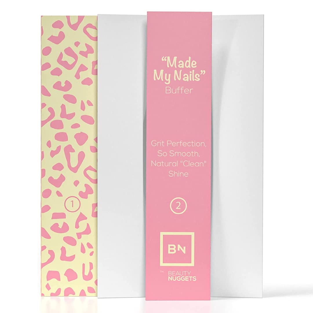 Beauty Nuggets Just The Replacement Buffer Pads -A Cost Effective Buffer Block Renewal System- 3 Sides Coarse Pads-Just Peel Off Used Pads And Stick In New Ones. 3X Combo Pads, 1Pk