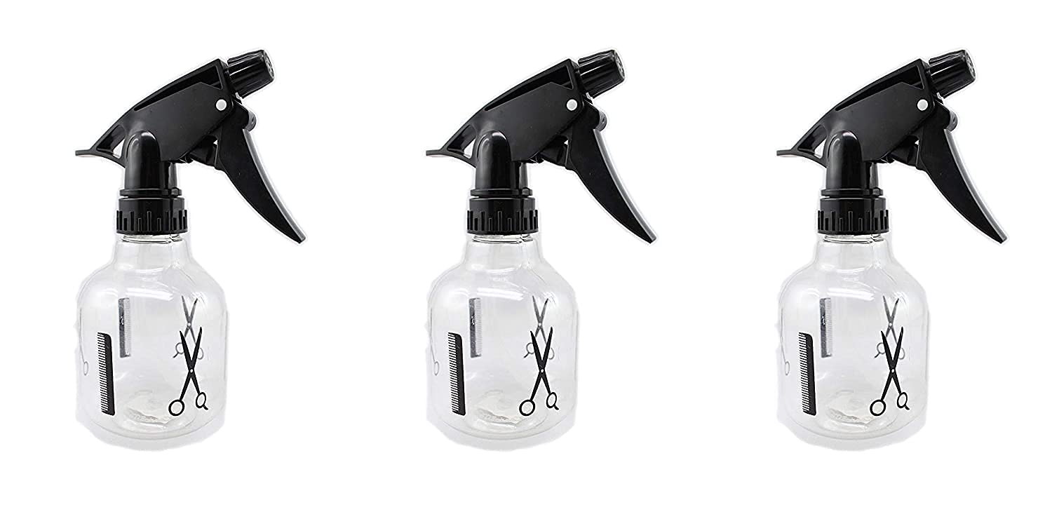 Top Select Multipurpose Professional Empty Spray Bottle for Home and Salon Use for Spraying Water on Face and Hair Dressing. (pack of 3)