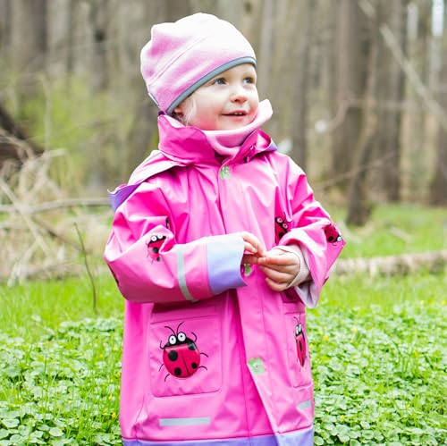 Playshoes Regenjacke Unisex Kinder Wind- und wasserdicht Regenmantel Regenbekleidung, Glückskäfer, 92 – Ansicht 5