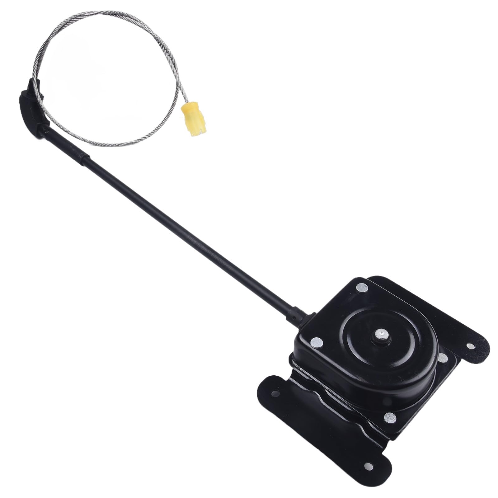 Soporte de placa de montaje de rueda de repuesto con cabrestante para Ford Transit (2014+) y Transit Custom (2012+), metal, negro, ajuste directo, juego de 2 piezas