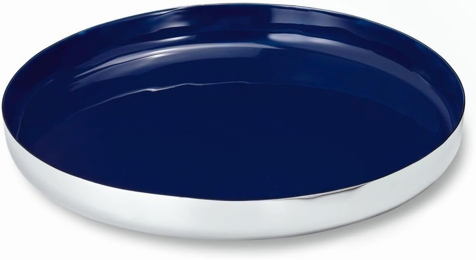 Philippi Largo 40 (D) cm Enamel Tray, Cobalt Blue, 40 x 40 cm