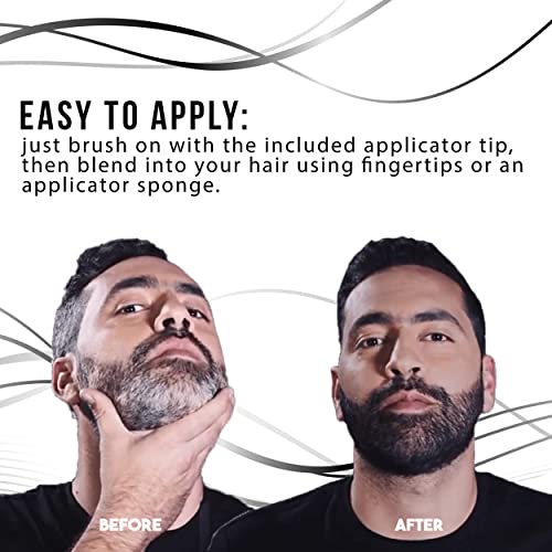 Hairatin Premium Root Touch Up | Cover Up Gray Hairs & Roots | Works Instantly & Water Resistant | Thicker Looking Hairlines Between Salon Trips | Root Concealer Without Salon Spray – Medium Brown #TOP3