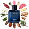 Ycz Midnight Marine Eau de Parfum para Hombre, 1.7 Fl Oz (50 mL), Colonia de Larga Duración, Fragancia Marina y Amaderada Fresca con Notas de Toronja, Jengibre y Cedro para Uso Diario, Citas y Regalos 7