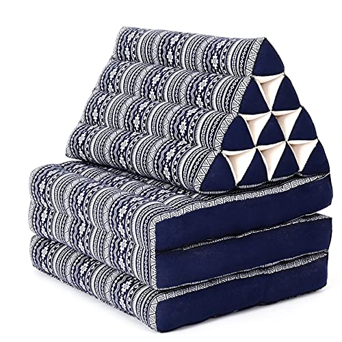 Image of Leewadee Thai Foldable Floor Mat 67 x 21 inches Kapok with Backrest