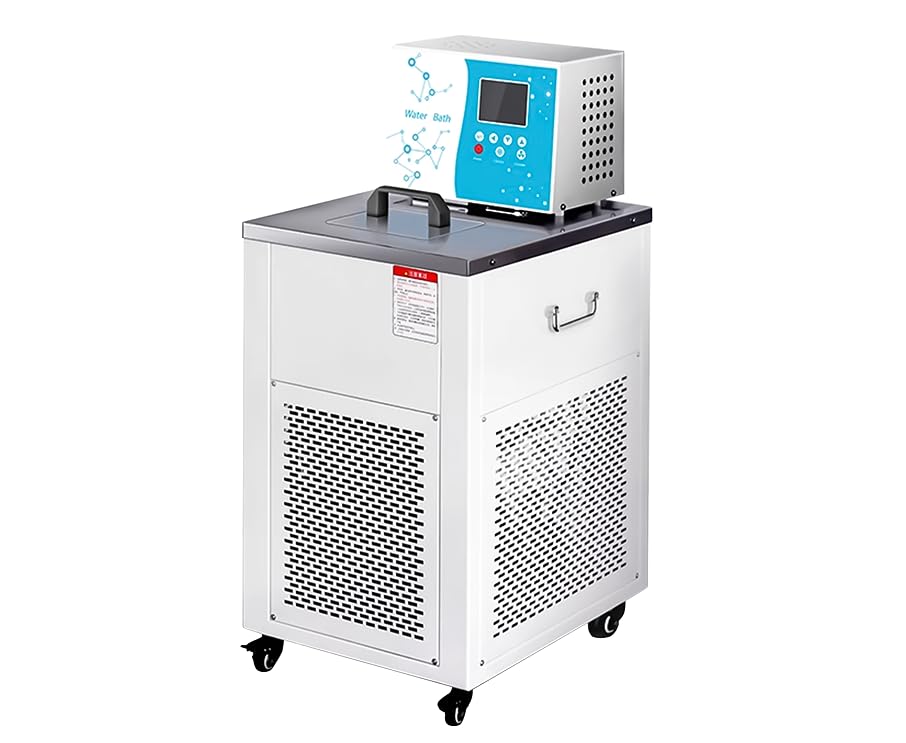 -40℃ ~ 100℃ Low Temperature Thermostatic Bath, 6L Laboratory Chiller Circulator with High Precision & PID Auto-Tuning, for Research, Testing, Chemistry, Biology & Pharmaceutical Labs (110V)