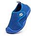 Pantofole da Casa Ragazzi Ragazze Scarpe Primi Passi per Bambini Scarpe Interne a Maglia Antiscivolo Comode Scarpe da Sportivi Blu 21 EU