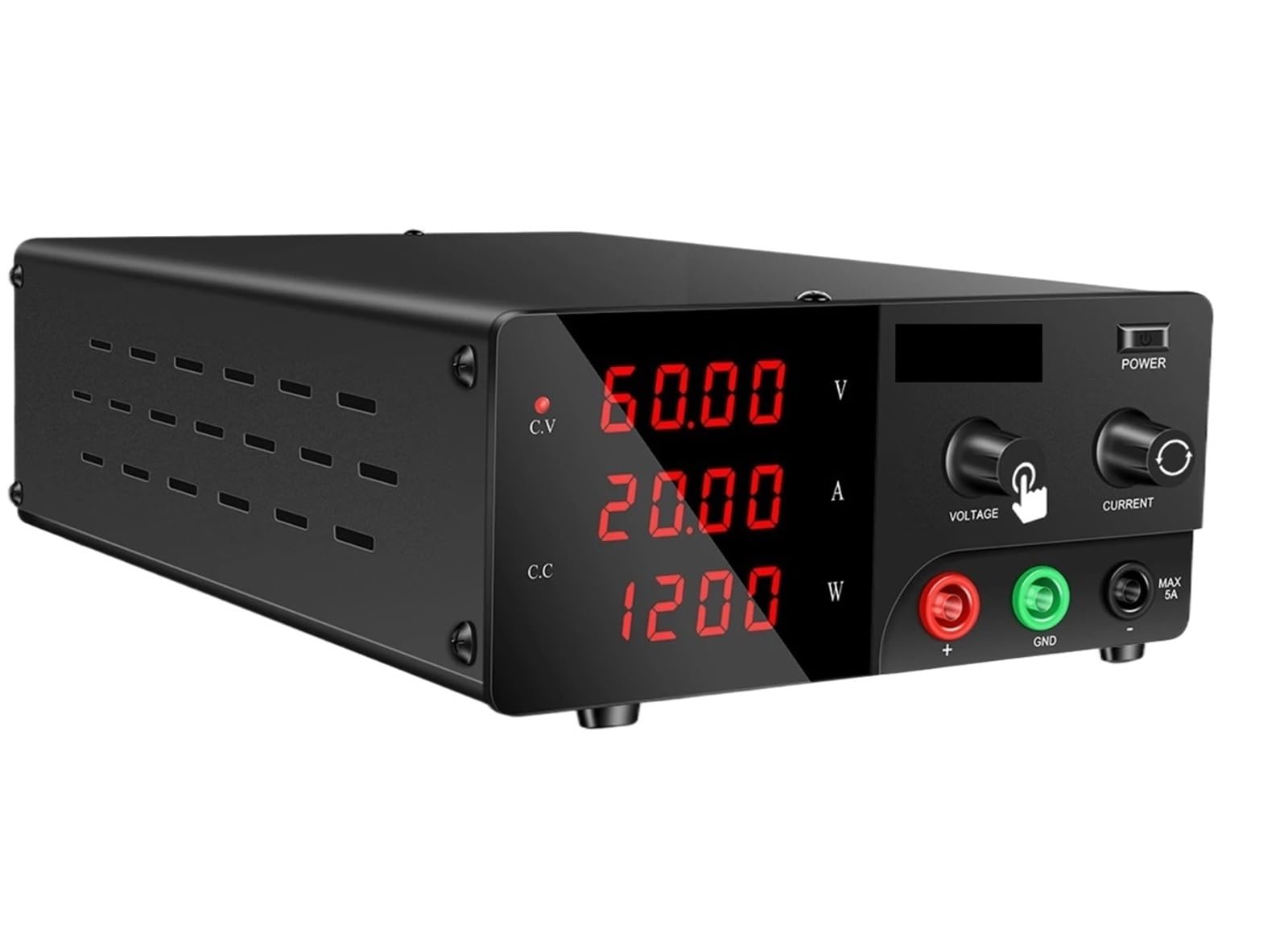 DC Power Supply Variable, Adjustable DC Power Supply Lab Bench Power Source Stabilized Power Supply Voltage Regulator High Power Source(R-SPS6010-RS232)