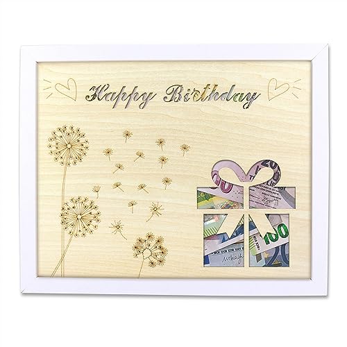TAKULA Geburtstagsgeschenk Bilderrahmen Geldgeschenke...
