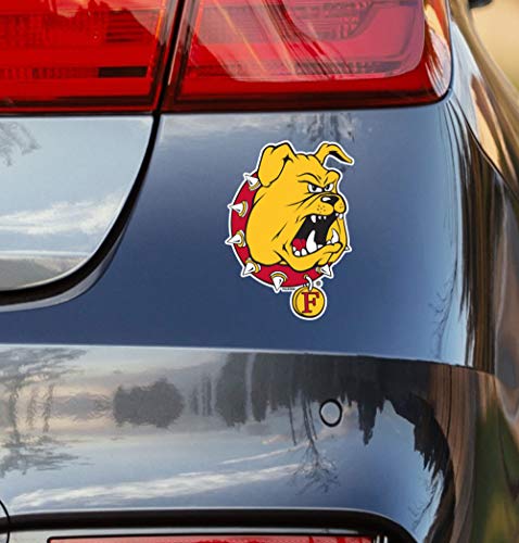 Image of Collegiate NCAA Car Decal Made from Premium Weatherproof Vinyl (Ferris State University)