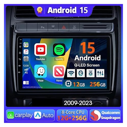 Pantalla Android 15 con DSP y WiFi para VW Polo 5, mejora tu audio 3