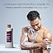 RAW SUGAR 3-Pack Body Wash Men - Black Coconut + Sea Salt Exfoliating and Hydrating Body Wash, Formulated without Parabens, Cruelty Free and Vegan