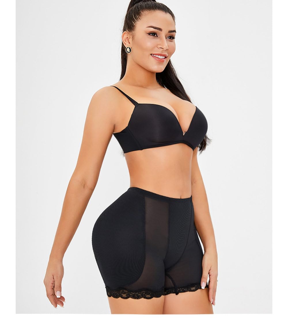 Bragas Levantadoras De Glúteos - Faja Moldeadora De Realce De Glúteos Para Mujer, Bragas De Cintura Baja Para Realzar Las Caderas, Mono De Talla Grande, Almohadillas Adelgazantes Para El Abdomen