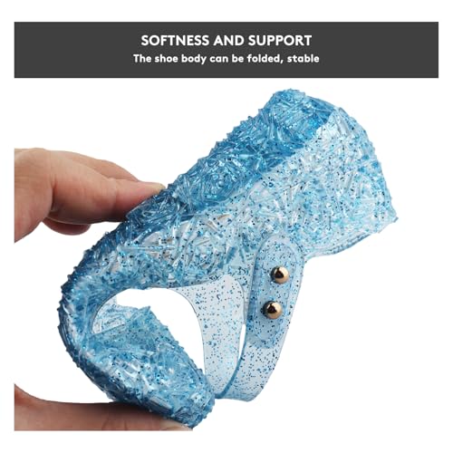 Flats Mary Jane Dance Party Cosplay Shoes, Snow Queen Princess Sandals for Little GirlsToddler, Birthday, Christmas4