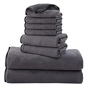 Cosy Family Microfiber 8-Piece Towe...