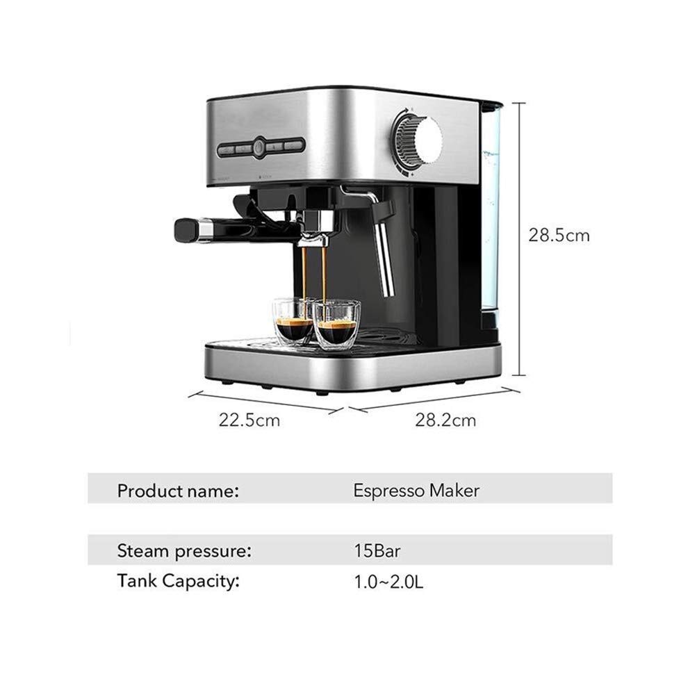Ekspresy Do Kawy Z Pompą, Małe, Komercyjne, Półautomatyczne, Do Przygotowywania Różnych Napojów Kawowych, 950 W, 1,4 L