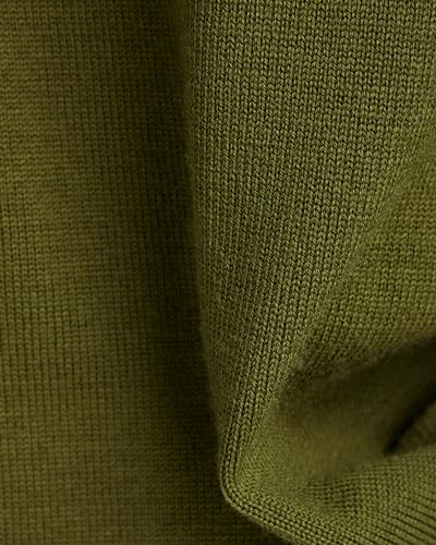 Miniatura 4 de G-Star Raw Jersey Premium Core Turtle Knitted Para Hombre, Verde Dark Olive D21933-B692-C744 , M