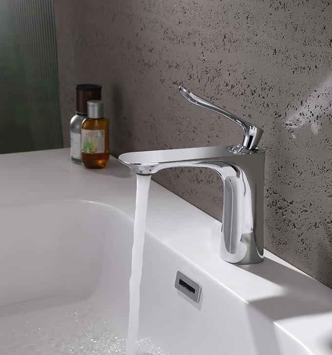 Robinet de lavabo à poignée unique idéal pour simplifier la routine du matin - 7