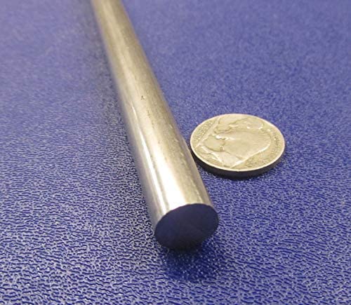 304 Stainless Steel Round Rod .4375" Diameter x 6 Foot Length 1 Piece