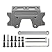 GTHELE Aluminum Front Bulkhead&Tie bar for Traxxas 2WD 1/10 Slash, Stampede, Rustler, Nitro Slash-Replaces Part 2530 2532 (Titanium)