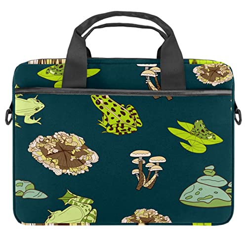 Sac ordinateur portable 13-14.5" grenouille bleu marine housse PC étanche