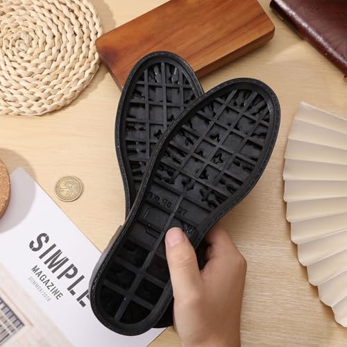 Suela de caucho para reemplazo de zapatos, 1 par, negro, mujer miniatura 3
