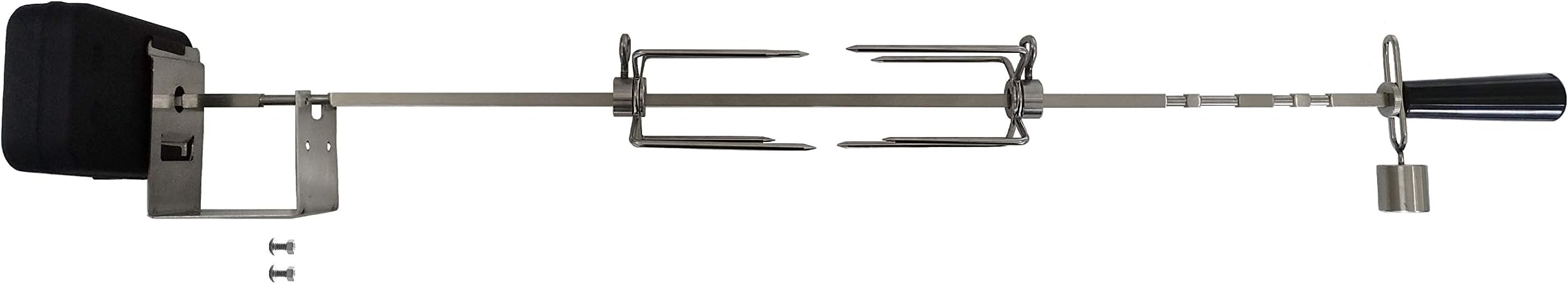 Onlyfire BRK-6035 Stainless Steel Grill Rotisserie Kit Fits for Weber Genesis II 400 & 600 Series and Genesis II LX 4 & 6 Burner Grills